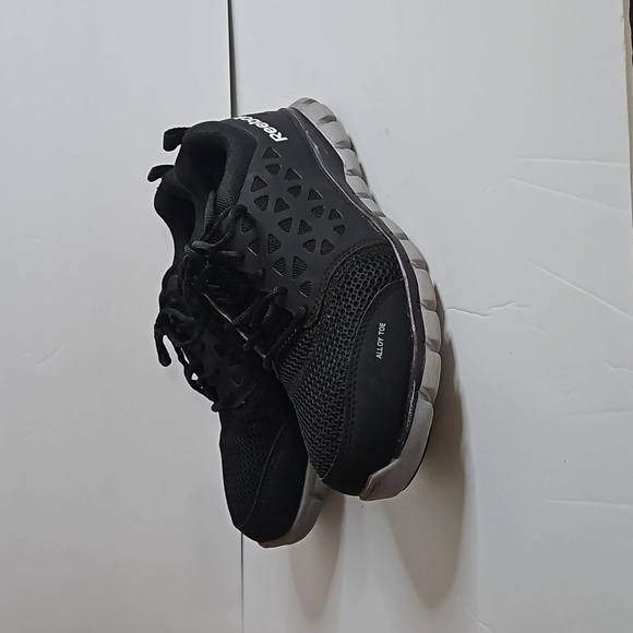 Reebok Alloy Toe Sublite Cushion work Shoe sz unisex W 10 M 8 Black Pre-… - Picture 1 of 11